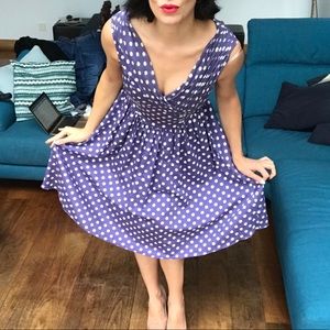 1940’s vintage polka dot dress.